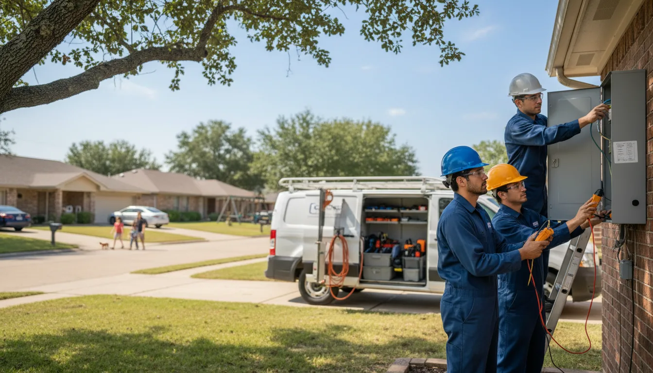 Certified electrician providing emergency electrical services in Cottonwood Falls, KS